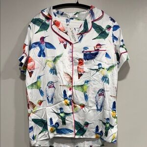 SHESHOW FUN Women's Hummingbird Print Pajama Set